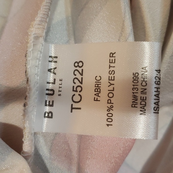 Beulah NWT Toucan Tropical Multi Color Print Pleated Midi Skirt Siz… - Picture 6 of 6